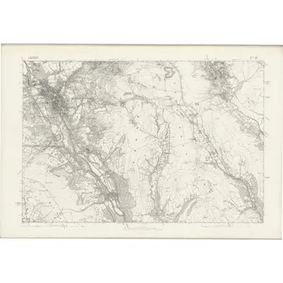 1868 Map of Glamorgan XII, 1885 Print