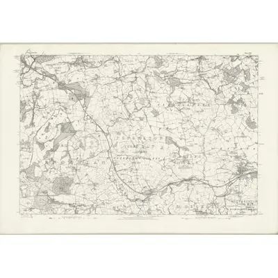 1874 Map of Glamorgan XLII, 1885 Print