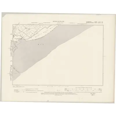 1898 Map of Glamorgan XLIIIA.SW, 1901 Print