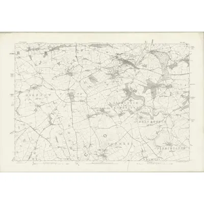1877 Map of Glamorgan XLV, 1885 Print