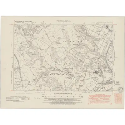 1947 Map of Glamorgan XLVII.NW, 1950 Print