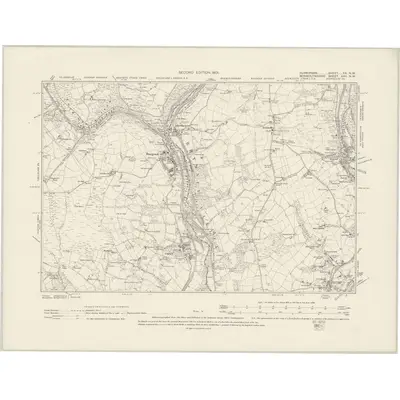 1898 Map of Glamorgan XX.NW, 1901 Print