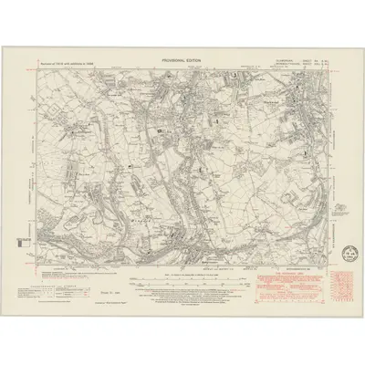 1938 Map of Glamorgan XX.SW, 1949 Print