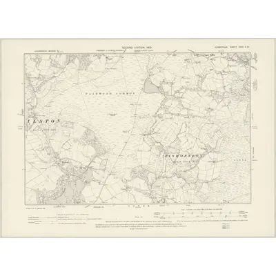 1896 Map of Glamorgan XXIII.SW, 1900 Print