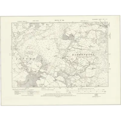 1913 Map of Glamorgan XXIII.SW, 1921 Print