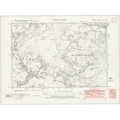 1938 Map of Glamorgan XXIII.SW, 1946 Print