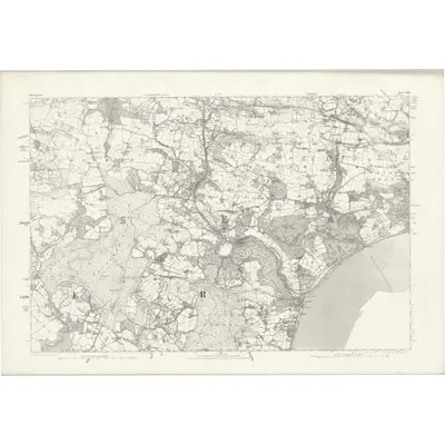 1878 Map of Glamorgan XXIII, 1884 Print