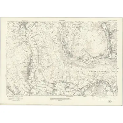 1915 Map of Glamorgan XXIX, 1922 Print