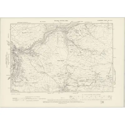 1897 Map of Glamorgan XXV.NE, 1900 Print