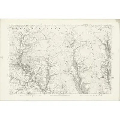1875 Map of Glamorgan XXVI, 1884 Print