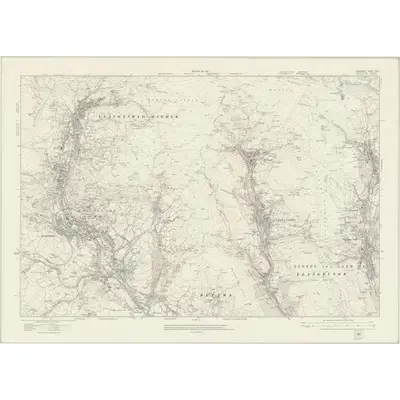 1914 Map of Glamorgan XXVI, 1921 Print