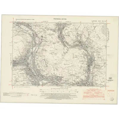 1948 Map of Glamorgan XXVII.NE, 1952 Print