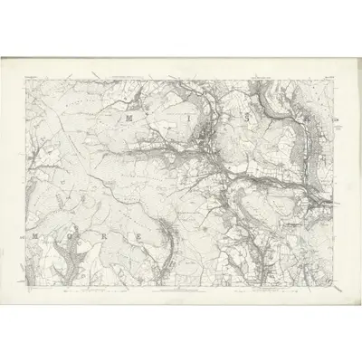 1874 Map of Glamorgan XXVII, 1885 Print