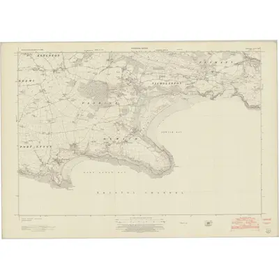 1948 Map of Glamorgan XXXI, 1953 Print