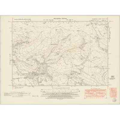 1947 Map of Glamorgan XXXIII.NE, 1951 Print