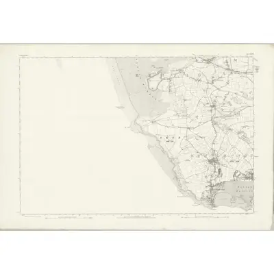1876 Map of Glamorgan XXXIX, 1884 Print