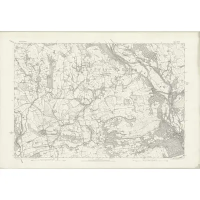 1872 Map of Glamorgan XXXVI, 1885 Print