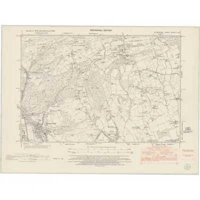 1948 Map of Glamorgan XXXVII.SW, 1953 Print