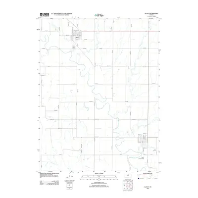2012 Map of Glasco, 2012 Print