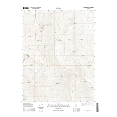 2015 Map of Glascock Mountain, 2015 Print