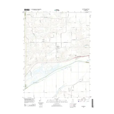 2015 Map of Glasford, 2015 Print
