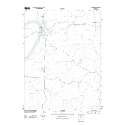 2012 Map of Glasgow, 2012 Print