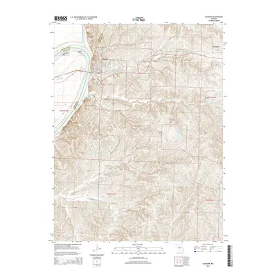 2014 Map of Glasgow, 2014 Print
