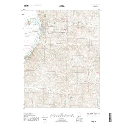 2017 Map of Glasgow, 2017 Print