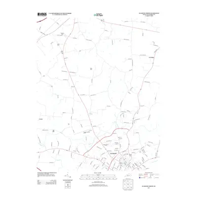 2013 Map of Glasgow North, 2013 Print