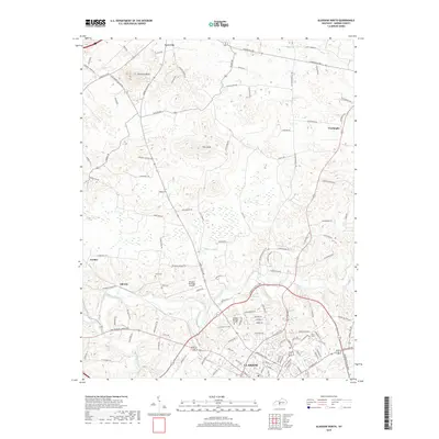 2019 Map of Glasgow North, 2019 Print