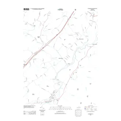 2013 Map of Glasgow, 2013 Print