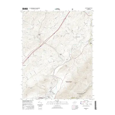 2016 Map of Glasgow, 2016 Print