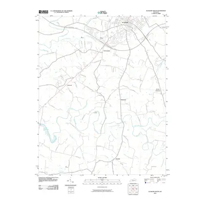 2010 Map of Glasgow South, 2010 Print