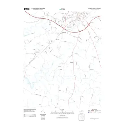2013 Map of Glasgow South, 2013 Print