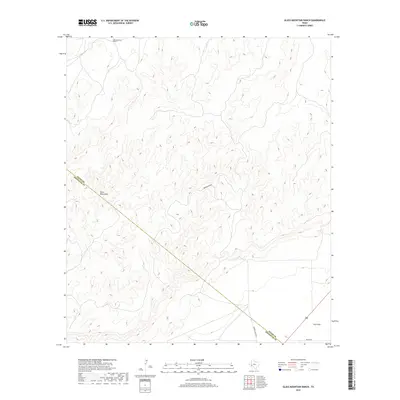 2019 Map of Glass Mountain Ranch, 2019 Print