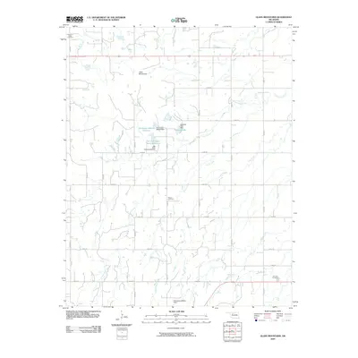 2009 Map of Glass Mountains, 2009 Print
