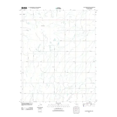 2012 Map of Glass Mountains, 2012 Print