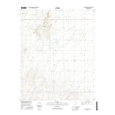 2016 Map of Glass Mountains, 2016 Print