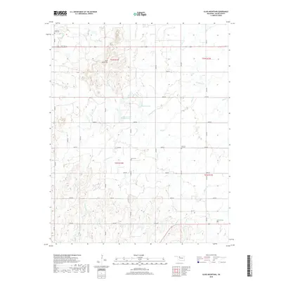 2018 Map of Glass Mountains, 2018 Print