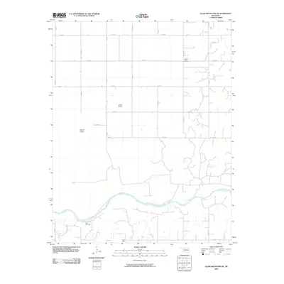 2009 Map of Glass Mountains NE, 2009 Print