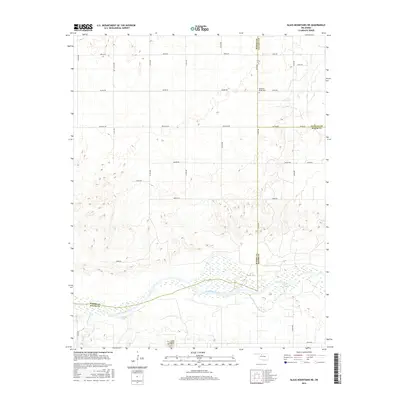 2016 Map of Glass Mountains NE, 2016 Print
