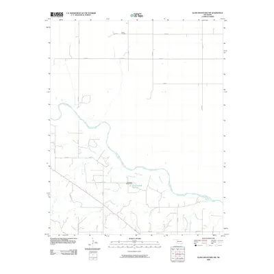 2009 Map of Glass Mountains NW, 2009 Print
