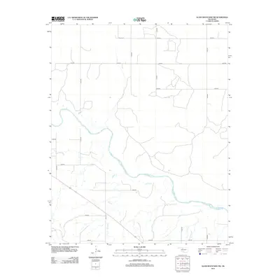 2012 Map of Glass Mountains NW, 2012 Print