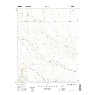 2016 Map of Glass Mountains NW, 2016 Print