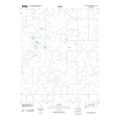 2009 Map of Glass Mountains SW, 2009 Print