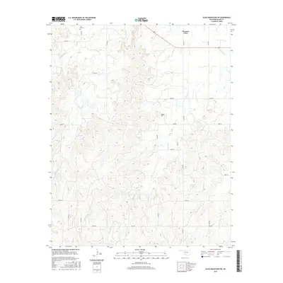 2016 Map of Glass Mountains SW, 2016 Print