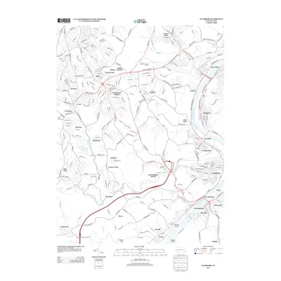 2013 Map of Glassport, 2013 Print