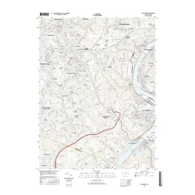 2016 Map of Glassport, 2016 Print
