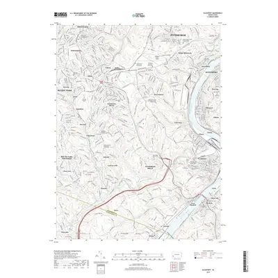 2019 Map of Glassport, 2019 Print