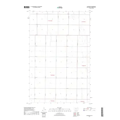 2017 Map of Glasston NE, 2017 Print
